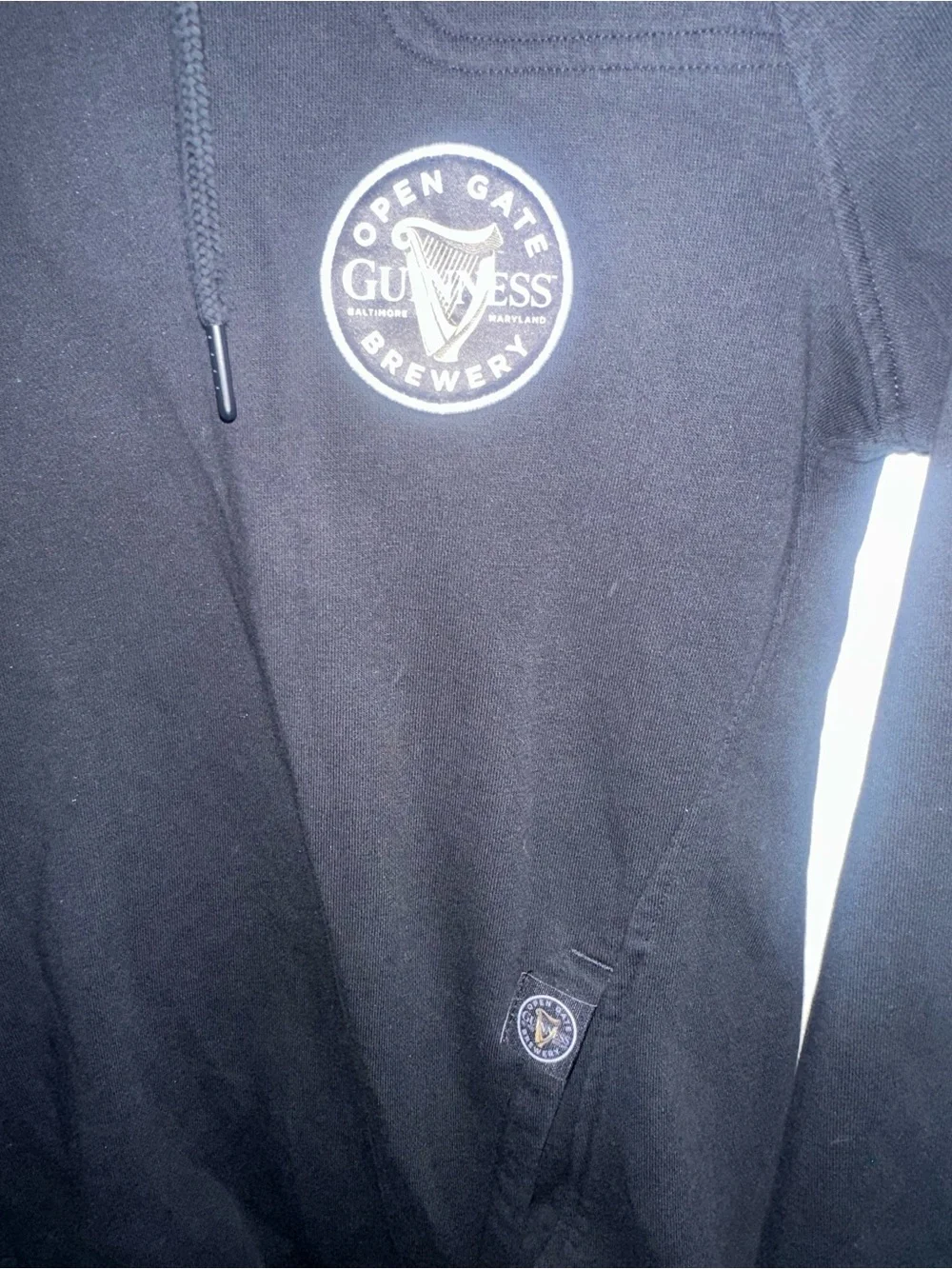 Guinness Black Cozy Cowl Neck Hoodie - Picture 3 of 5